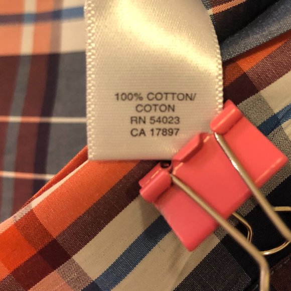 BANANA REPUBLIC COTTON BUTTON DOWN SHIRT - Picture 6 of 8